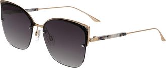 Ted Baker TB1669 401 Womens Sunglasses Gold Size 59