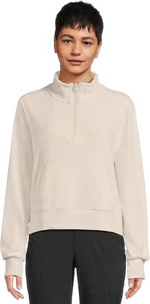 Prana Willow West Half Zip Womens Sweater Almond : XL (Womens 12-14), Modal/Polyester/Spandex