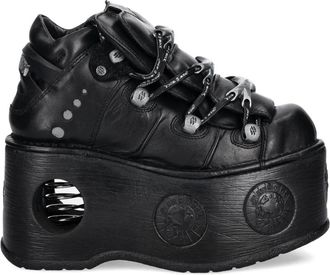 New Rock Sneakers con suola rialzata 110mm - Nero