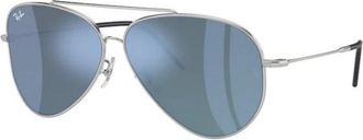 Ray-Ban Stijlvolle Aviator Zonnebril - unisex - Zonnebrillen - Grijs - 62 MM - Accessoires