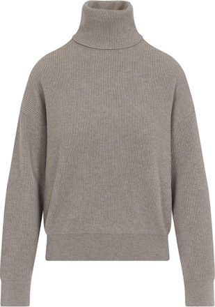 Brunello Cucinelli Beige Wool Pullover-Donna