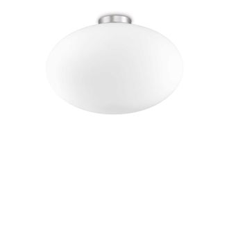 Netlighting Candy 1 Light Globe Ceiling Flush Light White E27