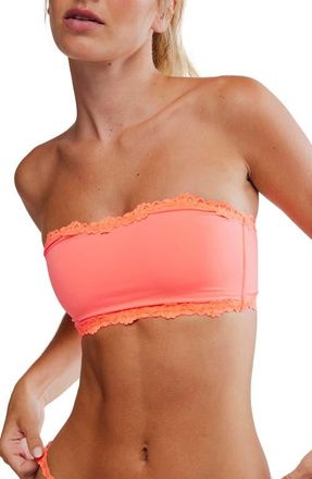 Free People Charlie Bandeau Bra in Sunset at Nordstrom, Size X-Small