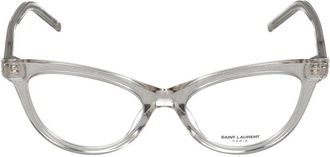 Saint Laurent Glasses, female, Beige, Size: 51 MM SL M164 Eyeglasses