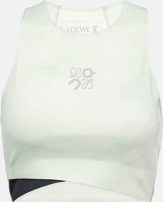 Loewe x On Performance logo crop top