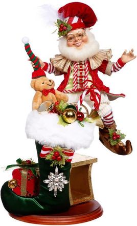 Mark Roberts Stocking Stuffing Elf Scene in Red at Nordstrom