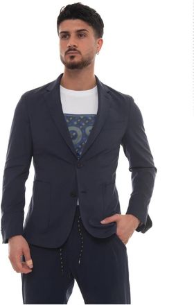HUGO BOSS Slim Fit Jas met High-Tech Stof - Heren - Blazers - Blauw - M - Jassen