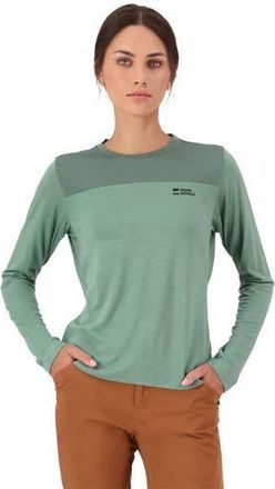 Mons Royale Diversion Merino Long-Sleeve Bike Jersey - Womens in Thyme/cypress at Nordstrom, Size Medium