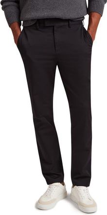 Ted Baker Howetown Stretch Cotton Chinos in Black at Nordstrom, Size 30