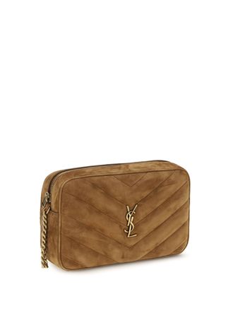 Saint Laurent Loulou Camera Shoulder Bag - Brown