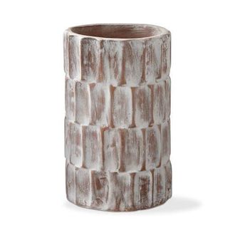 Tag Tucson Whitewash Terracotta Planter Vase Elegant Design in Orange at Nordstrom