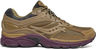 Saucony Mens Progrid Omni 9 Armor Sneakers In Brown / Wine