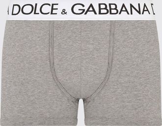 Dolce & Gabbana Boxer in cotone stretch con logo