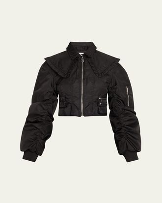 Ganni Boucle Wool Biker Jacket from $311.00 - on Stylight