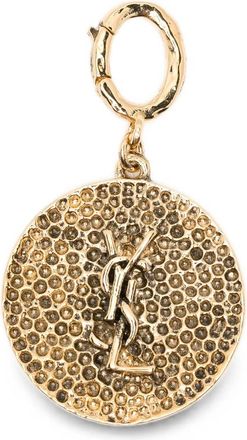 Saint Laurent Cassandre Hammered-effect Charm