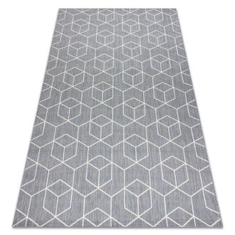 RugsX RugsX Flat Rug in Grey | Size: 160 cm x 230 cm
