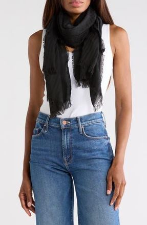 Longchamp Textured Scarf in Black at Nordstrom Rack