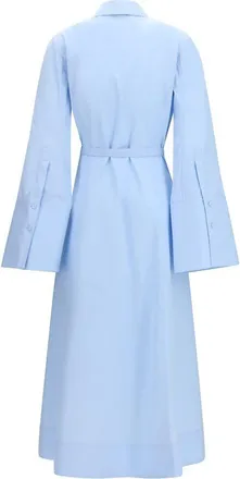 Gabriela Hearst Womens Blue Cotton Casual Dress