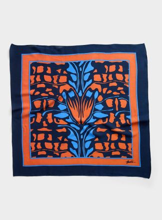 Barts Womens Patterned block square scarf