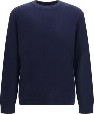 Ermenegildo Zegna Navy Crew Neck Sweater