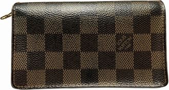 Louis Vuitton Damier Brown Wallet (Bi-Fold) (Pre-Owned)