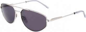 DKNY DK117S 040 Satin Silver/Grey