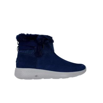 Skechers Womens Skechers On-The-Go City 2-Cozy Vibe 144445-NVY Blue Winter Boots HAWK2268
