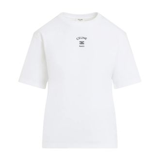 Celine Celine, Dames, Tops, Wit, Maat: XS Katoen