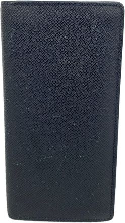 Louis Vuitton Navy Blue Long Wallet (Bi-Fold) (Pre-Owned)
