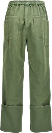 Max Mara Womens Bicolor Cotton Casual Pants