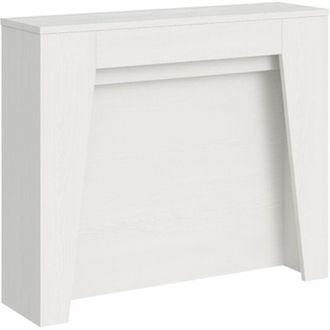 Itamoby Consolle allungabile 90x25/211 cm deva Bianco Frassino allunghe interne