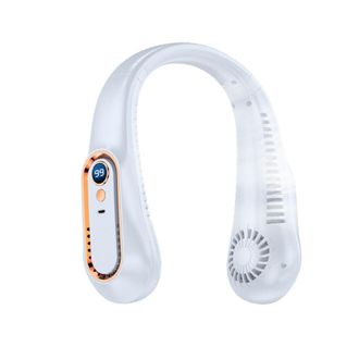 OEM Ventilador De Cuello Port&aacute;til, Peque&ntilde;o Ventilador Usb, Ventilador De Cuello Sin Aspas, Blanco