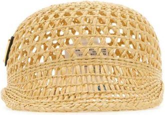 Prada Natural Raffia Hat