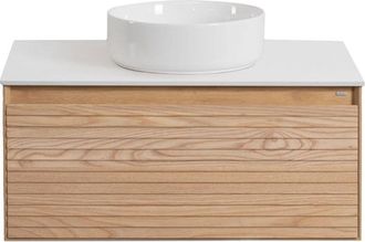 Sklum Sklum - Conjunto De Mueble De Ba&ntilde;o En Madera De Fresno Tedrik