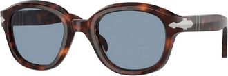 Persol Po 0060S Zonnebril - Dames - Zonnebrillen - Bruin - 52 MM - Accessoires