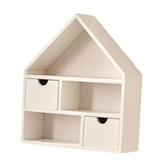 OEM Caja De Regalo De Madera Con Forma De Casa, Que Mide 29,5 X 9,5 X 34 Cm
