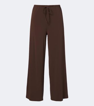 Eres Z&eacute;lie jersey wide-leg pants