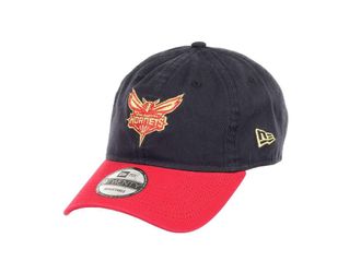 New Era Charlotte Hornets NBA Team Navy Red 9Twenty Unstructured Strapback Cap - One-Size