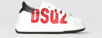 Dsquared2 Sneakers in pelle con stampa logo