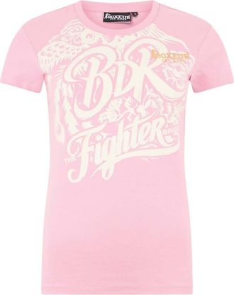 Boxeur Des Rues T-Shirt BOXEUR DES RUES BOXEUR DES RUES T-Shirt Graphic, Damen, Gr. XS, pink, Obermaterial: 95% Baumwolle CO. 5% Elasthan EL., Shirts T-Shirt