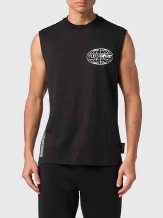 Plein Sport Tank Top Men color White