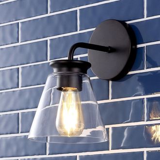 Jonathan Y Designs Kondo 6.38 1-Light Modern Farmhouse Iron LED Vanity