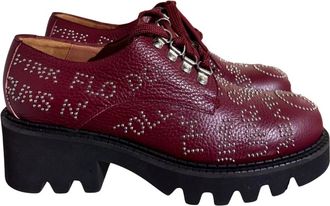 Ras Zapato con tachuelas Dream 5069 - Dames - Veterschoenen - Rood - 38 EU - Schoenen