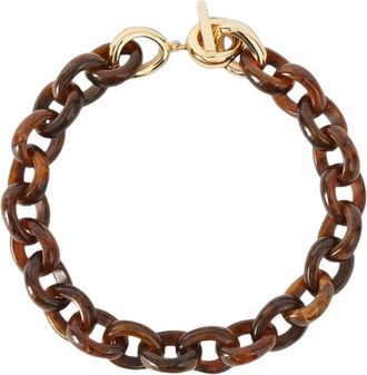 Joseph Collana a maglie grosse effetto tartarugato - - Accessories - Donna - Marrone - ONE SIZE