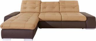 Sit&more Ecksofa »Palomino L-Form« wahlweise XL oder XXL und mit Bettfunktion