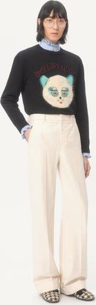 Valentino Pantalone In Canvas Di Cotone Con Risvolto Uomo SHELL 46