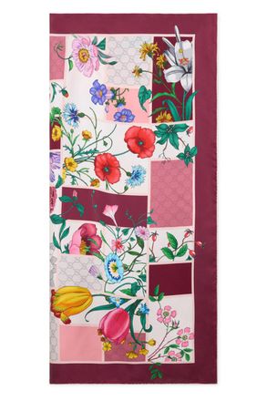 Gucci Multicolor Printed Scarf
