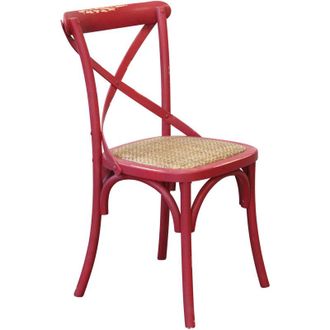 Milani Home Cross - sedia vintage in legno