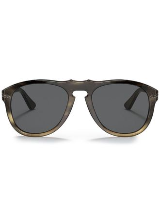 Persol Occhiali da sole con montatura stile pilota - Marrone
