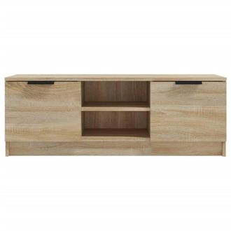 Berkfield Home TV Cabinet Sonoma Oak 102x35x36.5 cm Engineered Wood in Brown